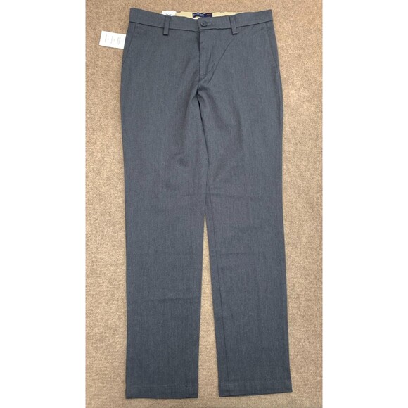 Levis Dockers Pants Mens 31x32 Flat Front Slim Fit Khaki Lux Cotton Flex Twill - Picture 1 of 10